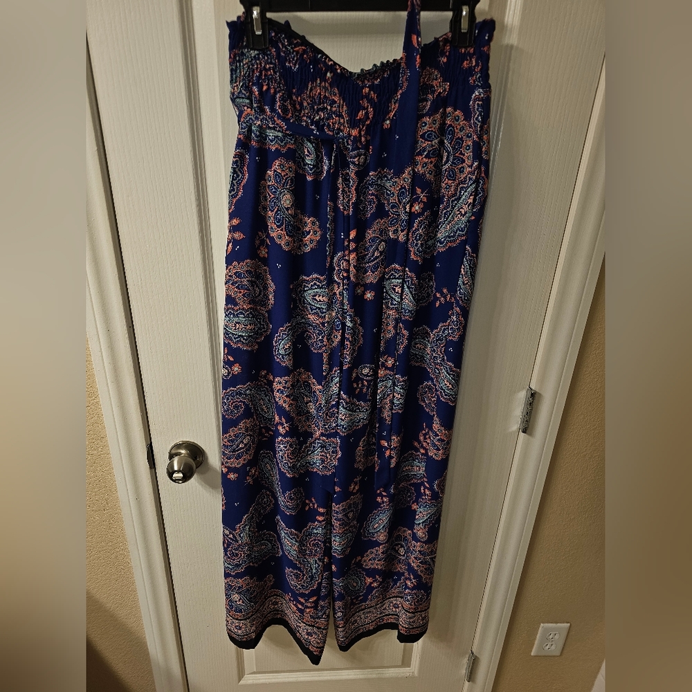 Takara Women's Floral Print Wide Leg Pants